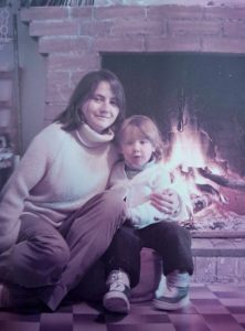 Reyes y Elisabeth chimenea Reyes y Elisabeth chimenea