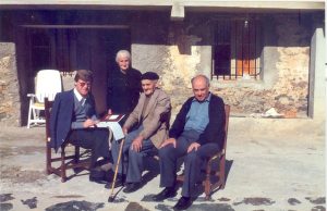 Cándido con Bernardo e Ignacia en la entrevista por su 100 cumpleaños Cándido con Bernardo e Ignacia en la entrevista por su 100 cumpleaños
