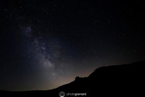 Vía Láctea por encima de Ocejón y Peñamala