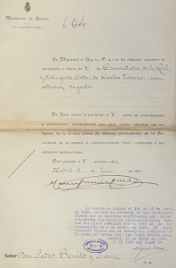 Concesion Orden Carlos III Concesion Orden Carlos III